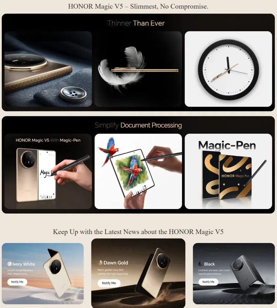 Honor magic v5 1