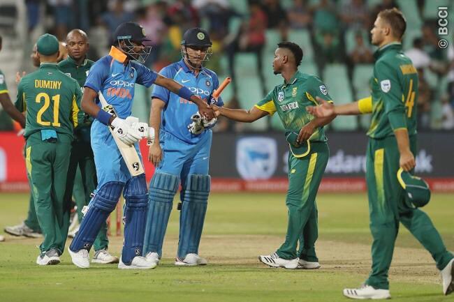 India take a 1-0 lead vs South Africa !!!!