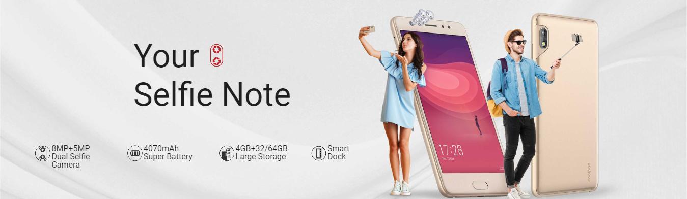 The Selfie Based Coolpad Note 6 at Rs. 8,999 is Here