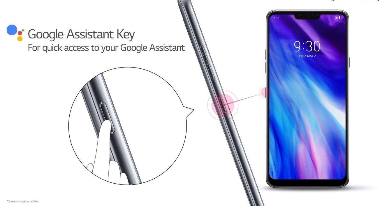 LG G7+ ThinQ_Google Assistant Key_technosports.co.in