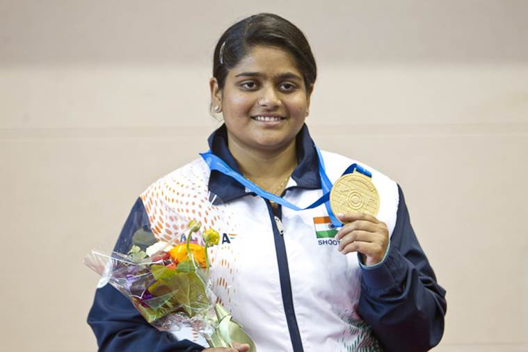 rahi sarnobat 759 Rahi Sarnobat becomes first Indian pistol shooter to clinch gold in Asian Games 2018, as India gets its 4th gold