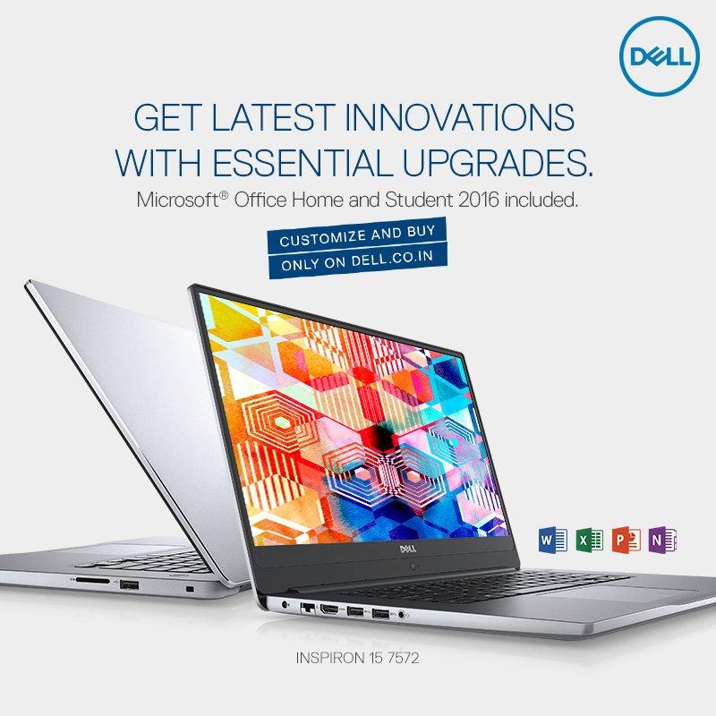 Dell Inspiron 15 7572 with 8th-Gen Intel processors launched at Rs.64,990