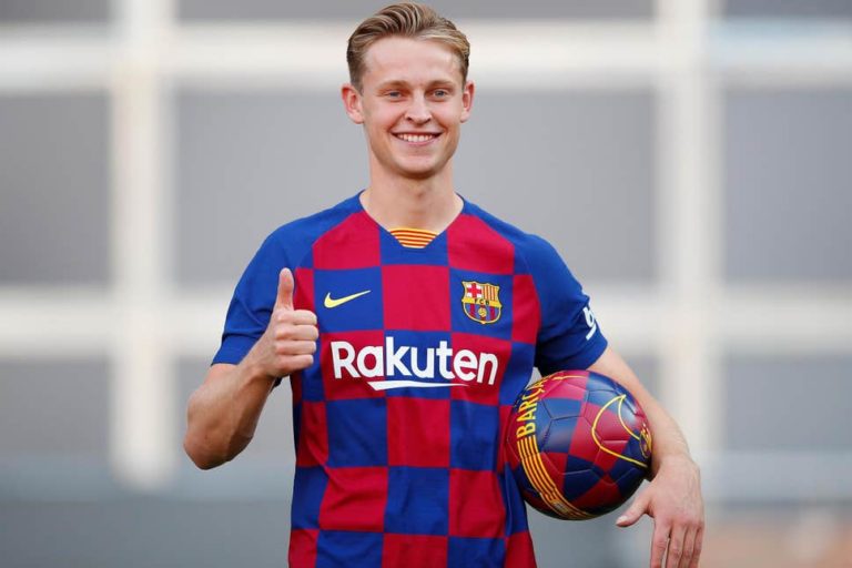 Frenkie de Jong back to training may feature in next match against Valladolid