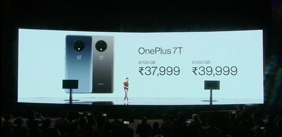 EFZntIUUcAMFMC8 OnePlus 7T launched today with Snapdragon 855+ SoC, triple rear camera starting at just Rs.37,999.