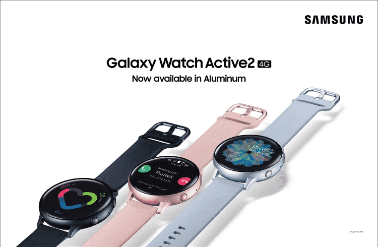 Samsung Galaxy Watch Active 2 (4G) Aluminium is available in India at Rs.28,490