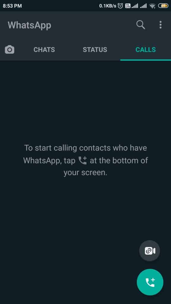 Screenshot 2020 08 18 20 53 33 815 com.whatsapp WhatsApp rolls out new 'Messenger Room' support on mobile devices in India