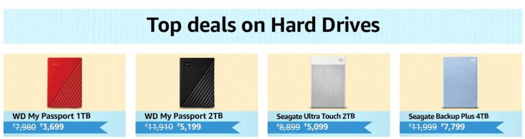 hdd Top Deals on external hard drives on Amazon Prime Day