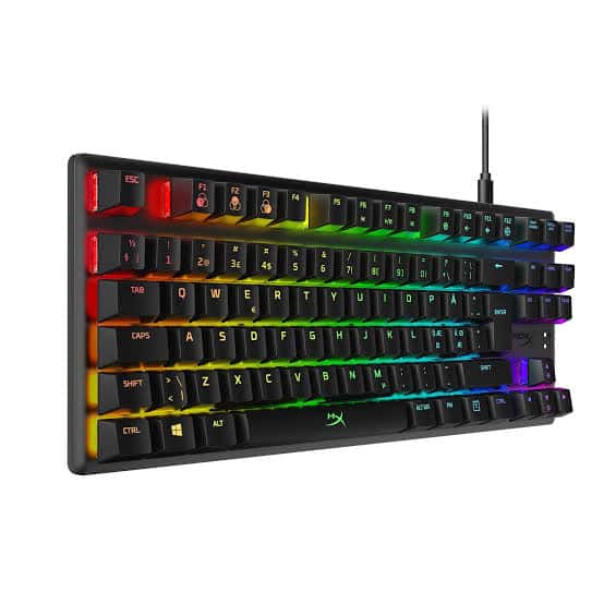 HyperX Now Shipping Alloy Origins Core Mechanical Gaming Keyboard with Aqua Switch & Pulsefire Raid Mouse in India