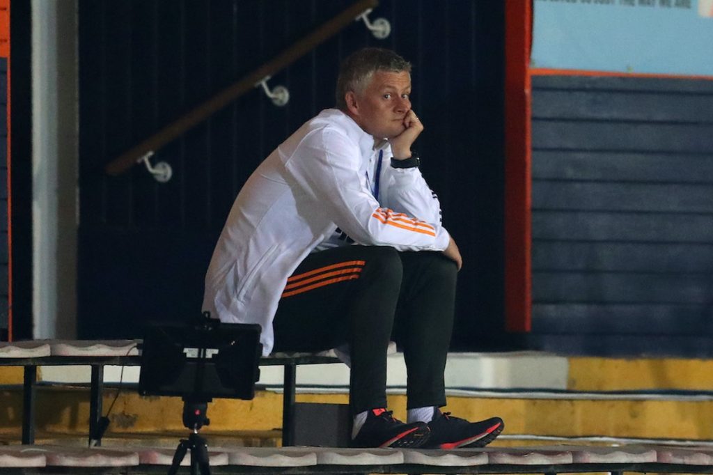 https icdn.strettynews.com wp content uploads 2020 09 solskjaer 13 Ole Gunnar Solskjaer hits back at the press for Manchester United transfer window criticism
