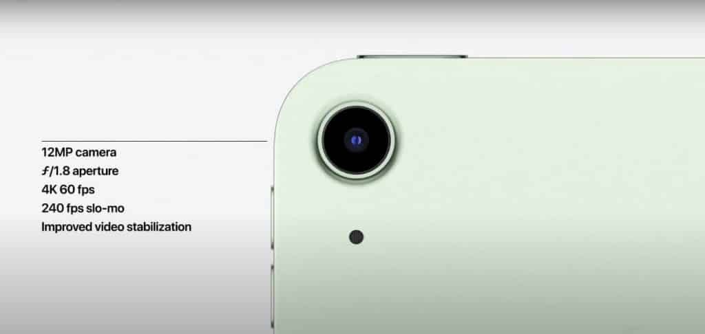 iPad Air 4 Rear Camera TechnoSports.co .in iPad Air 4 launched with Apple A14 at $599