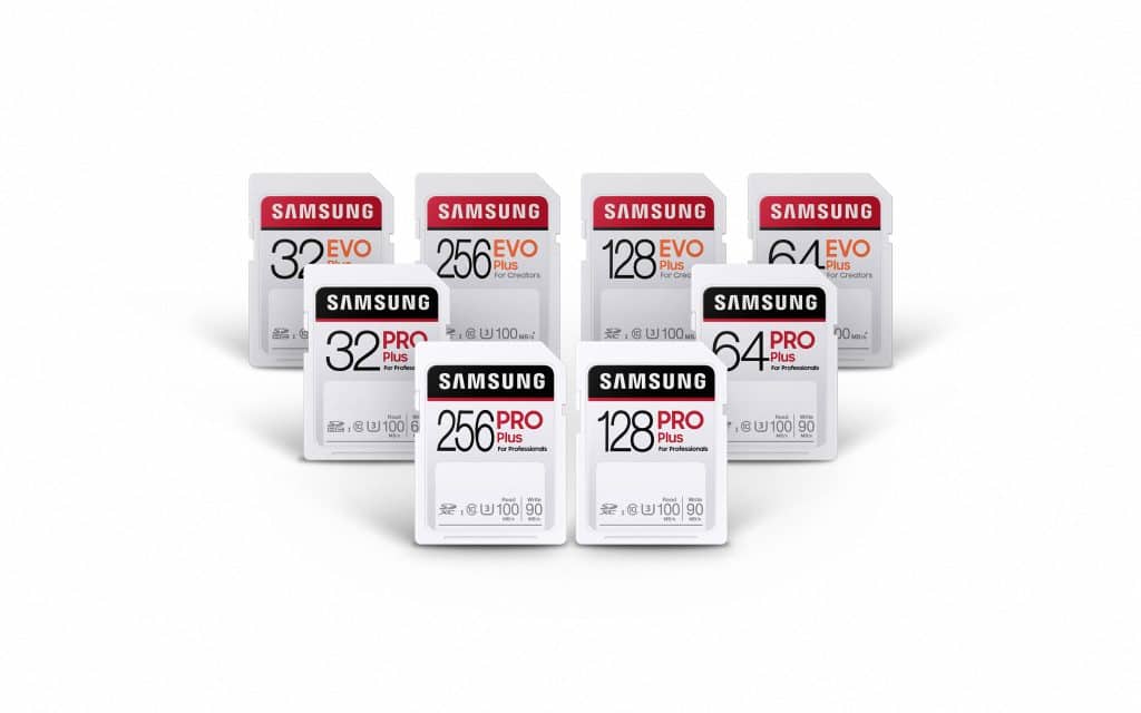 Samsung launches new PRO Plus and EVO Plus SD Cards with up to 256GB storage