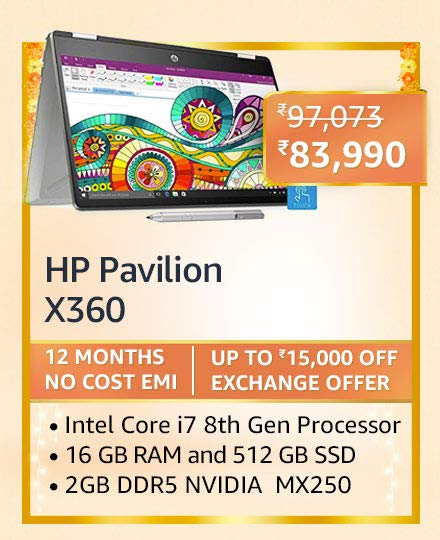 Blockbuster deals on Laptops on Amazon Great Indian Festival