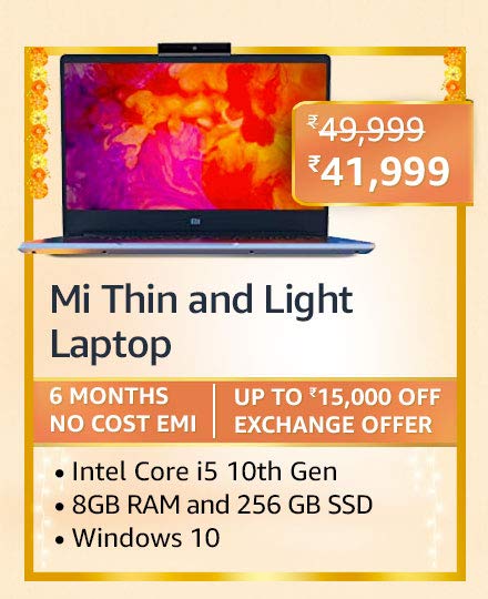 Blockbuster deals on Laptops on Amazon Great Indian Festival