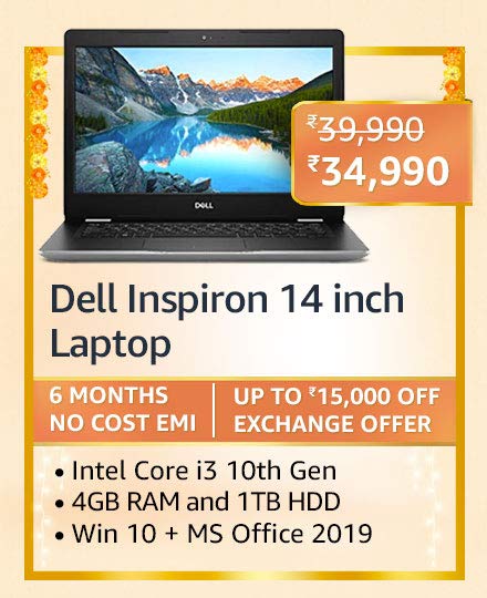 Blockbuster deals on Laptops on Amazon Great Indian Festival