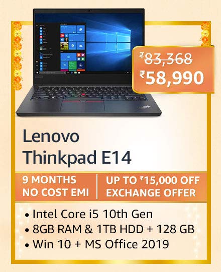 Blockbuster deals on Laptops on Amazon Great Indian Festival