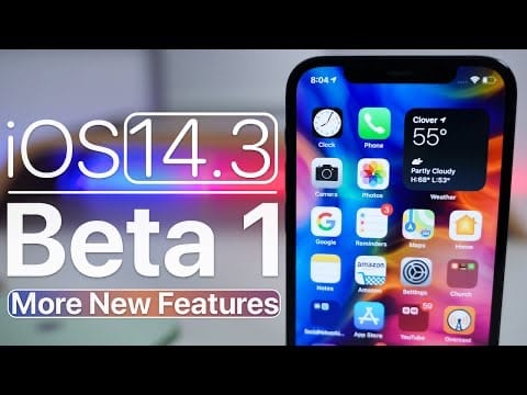 iOS 14.3 Beta update from Apple including Apple ProRAW, Home updates, Shortcuts, and more
