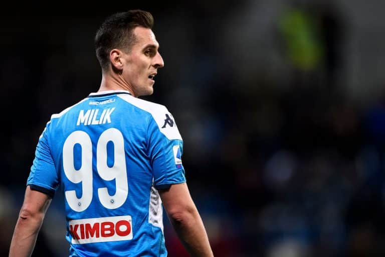 Marseille complete the signing of Arek Milik from Napoli on loan