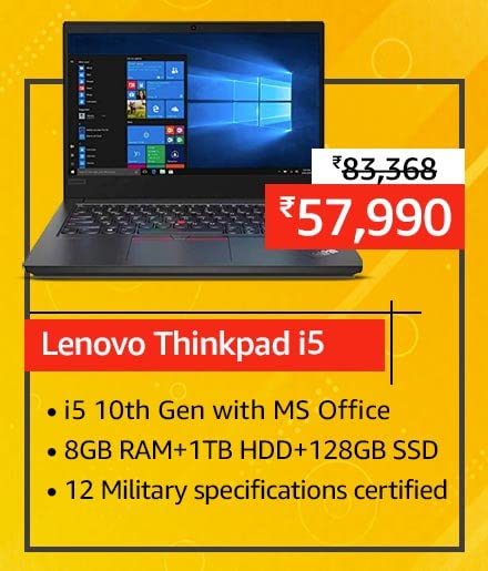 Best laptop deals on Amazon India: up to ₹ 30,000 off and No Cost EMI