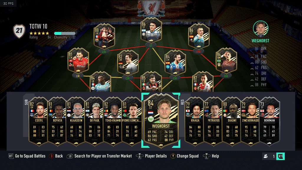 FIFA 21 02 12 2020 11 54 00 PM FIFA 21: Here's the FUT 21 Team of the Week 10 (TOTW 10)