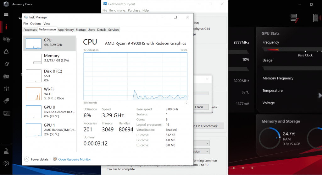 ASUS ROG Zephyrus G14 performance benchmarks: AMD Ryzen 9 4900HS is insane!