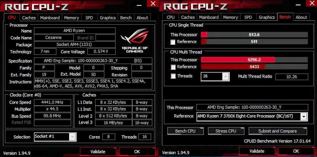 AMD Ryzen 7 5700G spotted again, faster than Ryzen 7 3700X