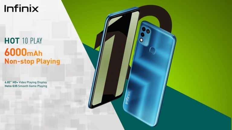 Infinix Hot 10 Play arrives with a 6,000mAh battery, Helio G25 chipset