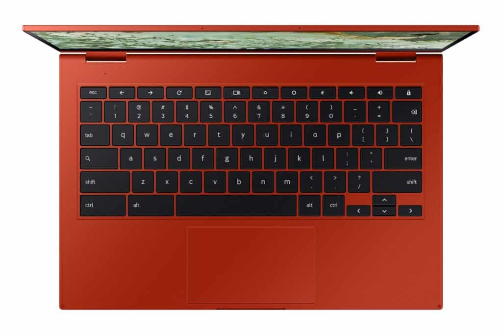 Galaxy Chromebook 2 Top Open Red CES 2021: Samsung brings high-end Chromebook to the floor