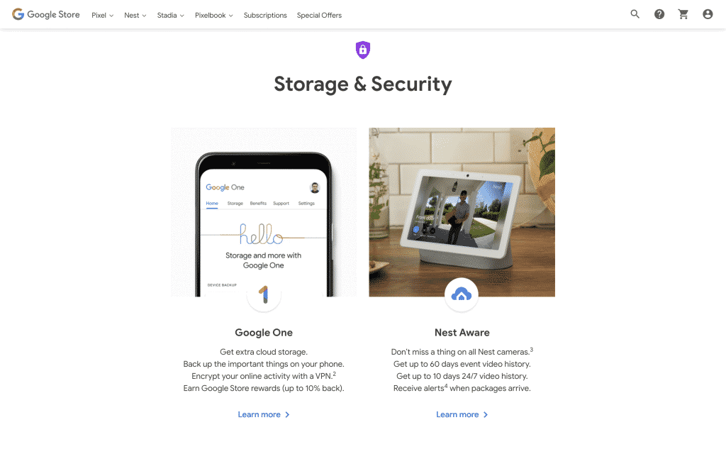 Google Store Subscriptions 3 Google is pushing its subscription offers for the new year