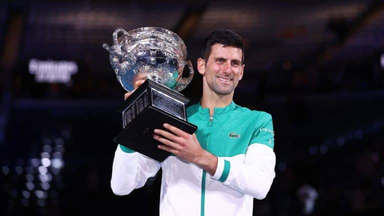 Novak Djokovic beat Daniil Medvedev in the 2021 Men’s Australian Open