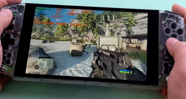 The AYA Neo Handheld Console is Able to Run Cyberpunk 2077 and Crysis Remastered at 30+ FPS