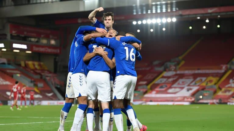 Everton win the first Merseyside derby at Anfield in the 21st century