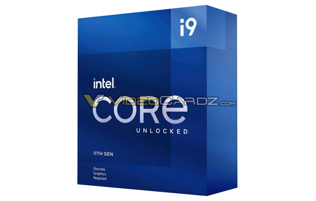 11th Gen Intel Core i9 series packaging leaked before launch