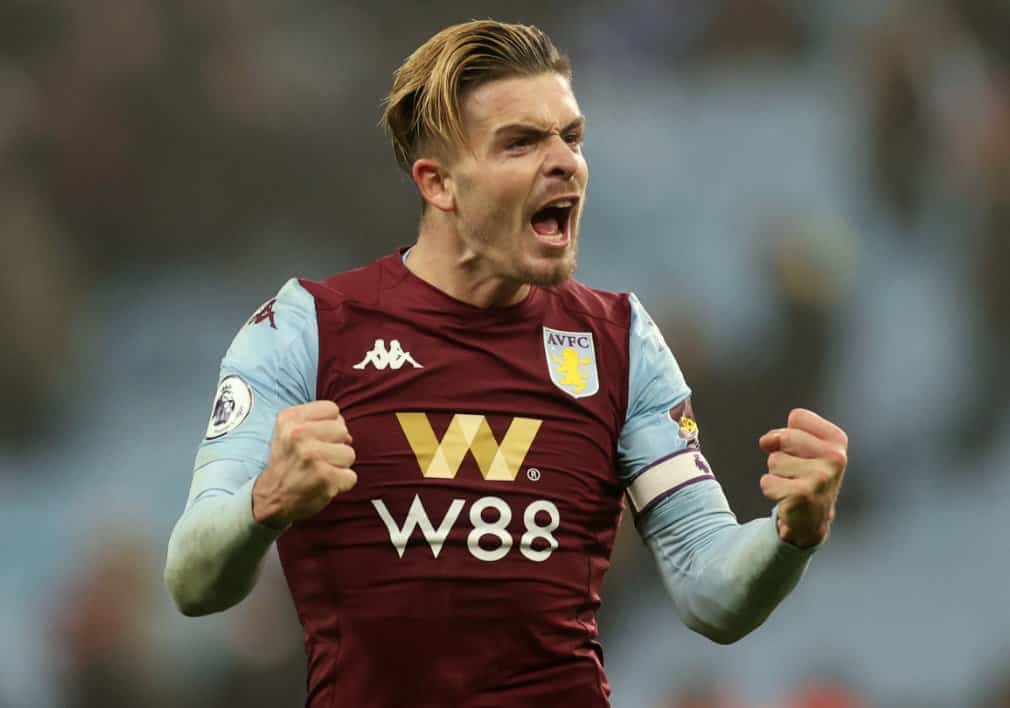 Jacky grealish Manchester City linked with Jack Grealish move worth £100 million