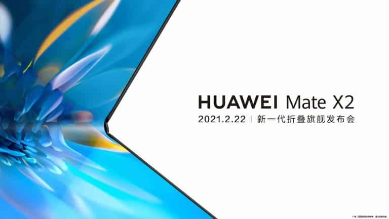 Huawei Mate X2 foldable confirmed to launch on February 22
