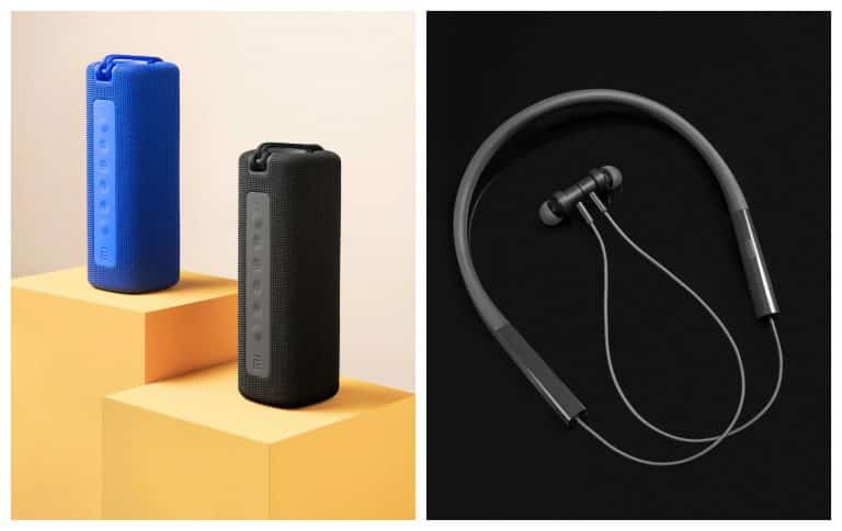 Mi launched a Portable Bluetooth Speaker (16W) and a Neckband Bluetooth Earphones Pro