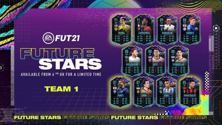 FIFA 21 Future Star Team 2 predictions & Countdown