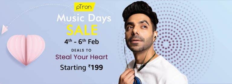 pTron Music Days sale is here on Amazon with great discounts on every product