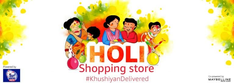 #KhushiyanDelivered by Amazon.in’s ‘Holi Shopping Store’