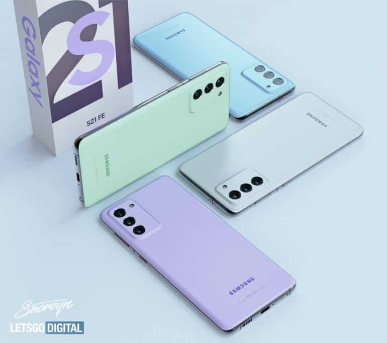 Samsung Galaxy S21 FE Render -2_TechnoSports.co.in