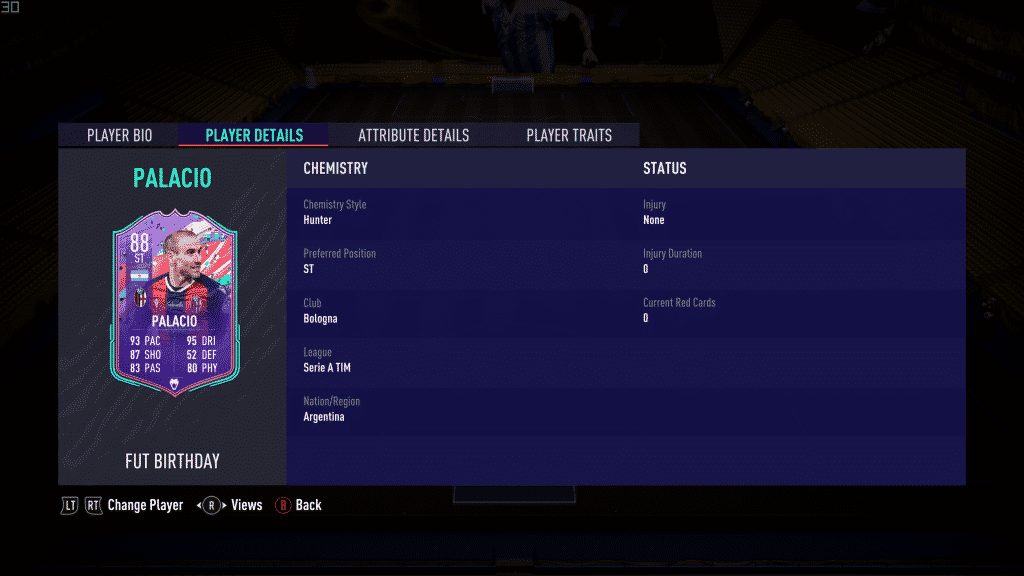 Screenshot 97 FIFA 21: How to do the 88-rated Rodrigo Palacio FUT Birthday SBC card and is it worth doing?