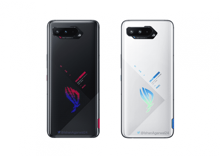 ASUS ROG Phone 5 official renders leaked in two different colours ahead of launch