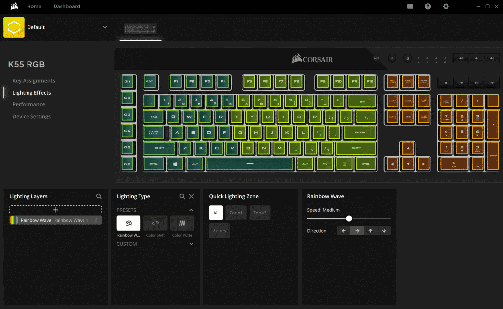 icue Corsair K55 RGB Gaming Keyboard review: One of the best premium membrane gaming keyboards in the market