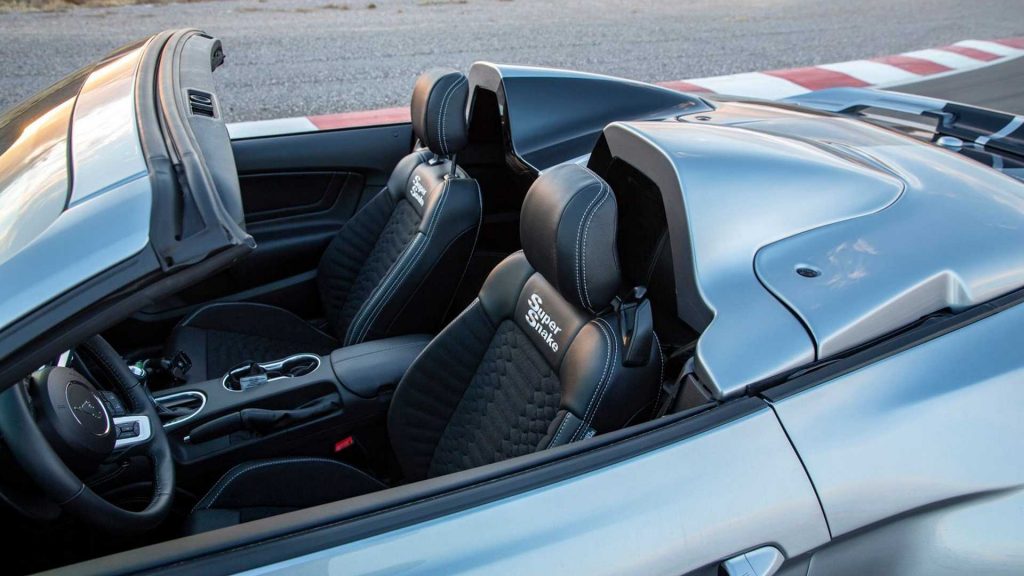 shelby super snake speedster is a roofless burnout machine 2 Shelby rolls-out Limited Edition Super Snake Speedster with 825HP on late Founder's Birth Anniversary