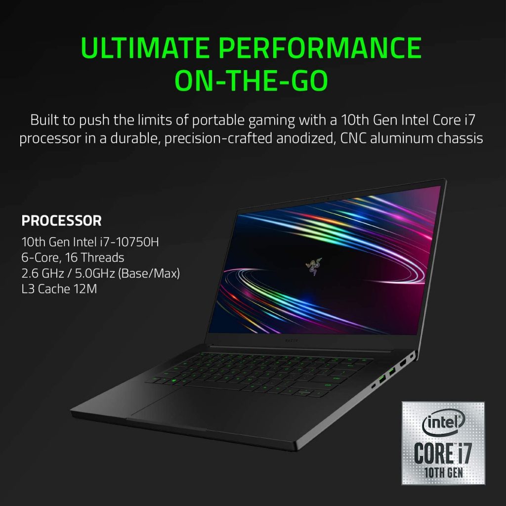 Razer Blade 15 gaming laptop with Core i7-10750H & RTX 2070 Max-Q available for just $1,499.99