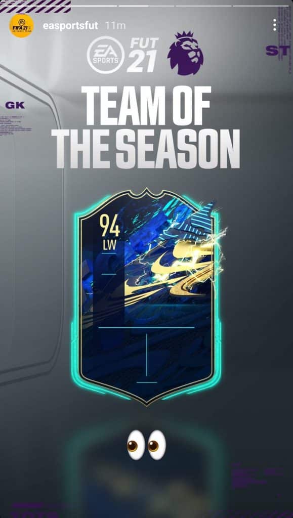 Screenshot 20210429 151652 FIFA 21 - TOTS: Biggest Leak of the upcoming Premier League Team Of The Season
