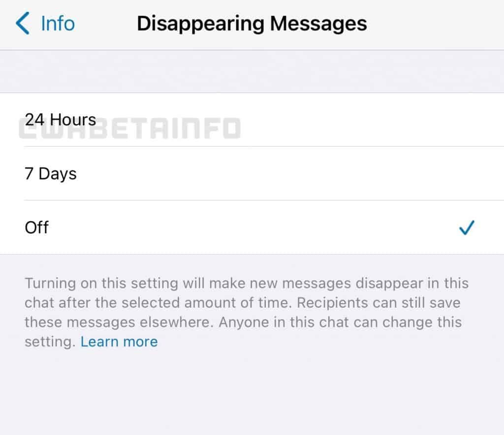 WhatsApp Disappearing Messages feature improvement_TechnoSports.co.in