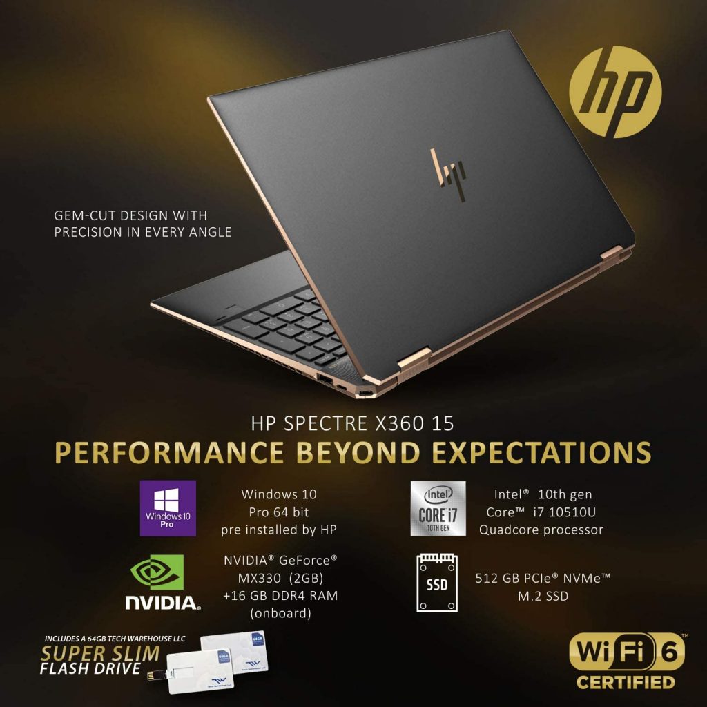 Deal: HP Spectre x360 15T with Intel CPUs & NVIDIA GPUs discounted
