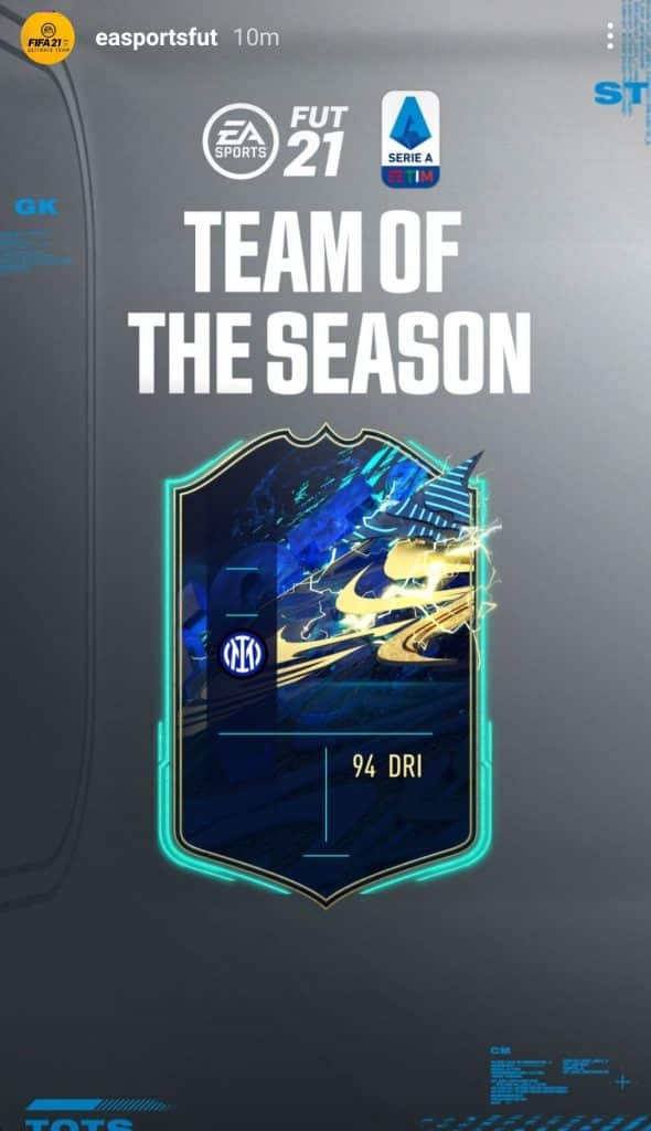 Screenshot 20210521 025623 FIFA 21 – TOTS: Biggest Leak of the upcoming Serie A Team Of The Season