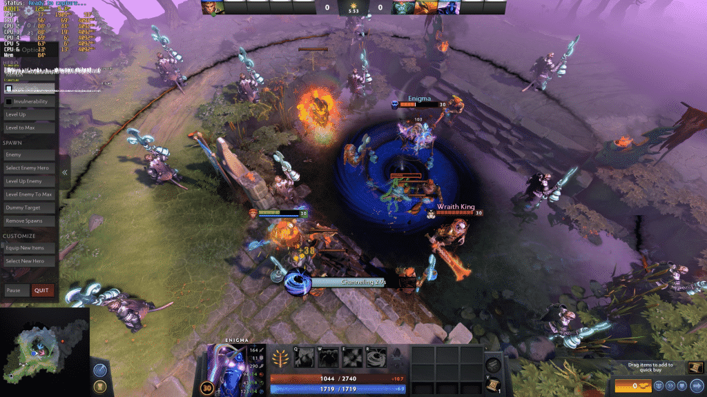 csm DOTA2 Benchmark CapFrameX 2 c888173175 1 Intel’s Alder Lake performs worse than expected in DOTA 2 benchmark test
