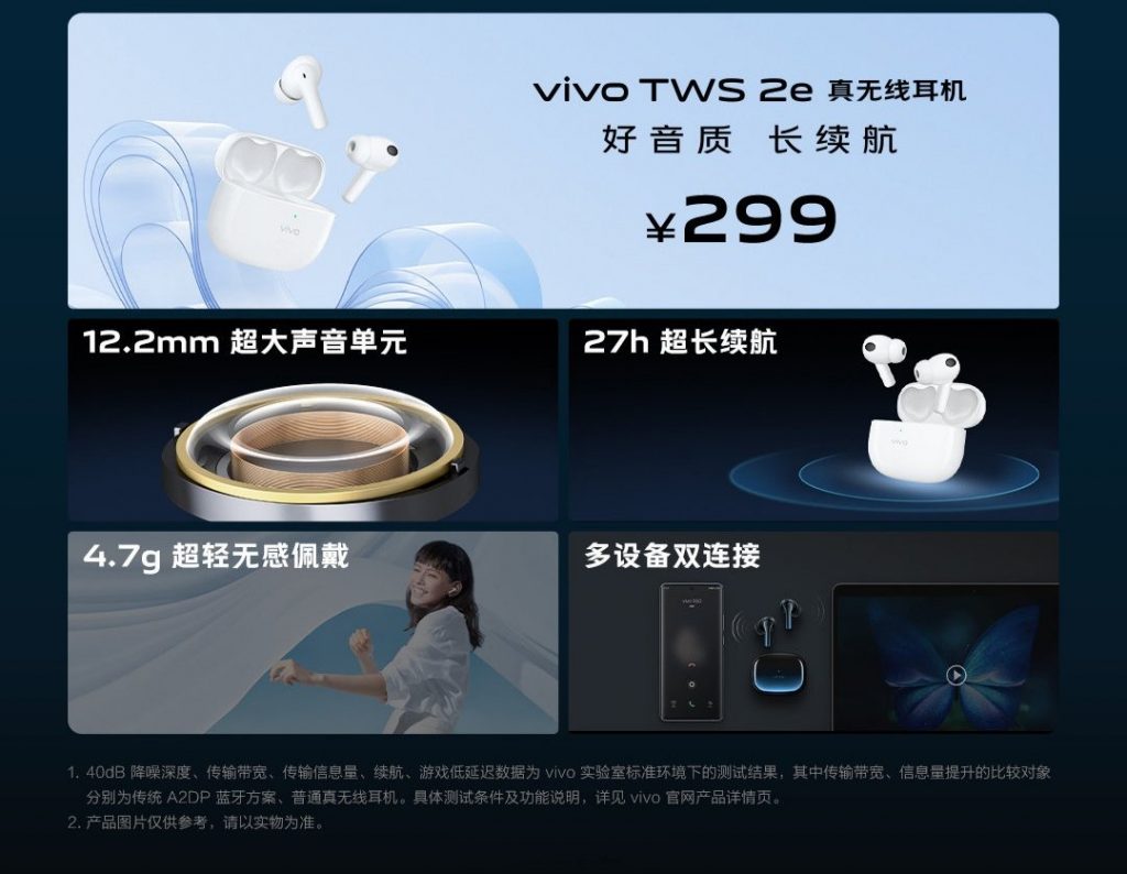 image 61 VIVO TWS 2 and TWS 2e Launched in China